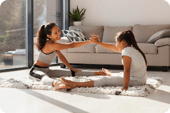 Animated carousel showing MyMov user personas