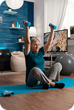 Animated carousel showing MyMov user personas