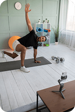 Animated carousel showing MyMov user personas